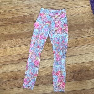 Lululemon Floral capri Leggings